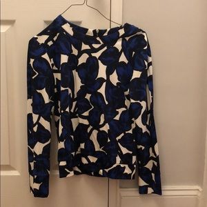 NWOT fall floral top